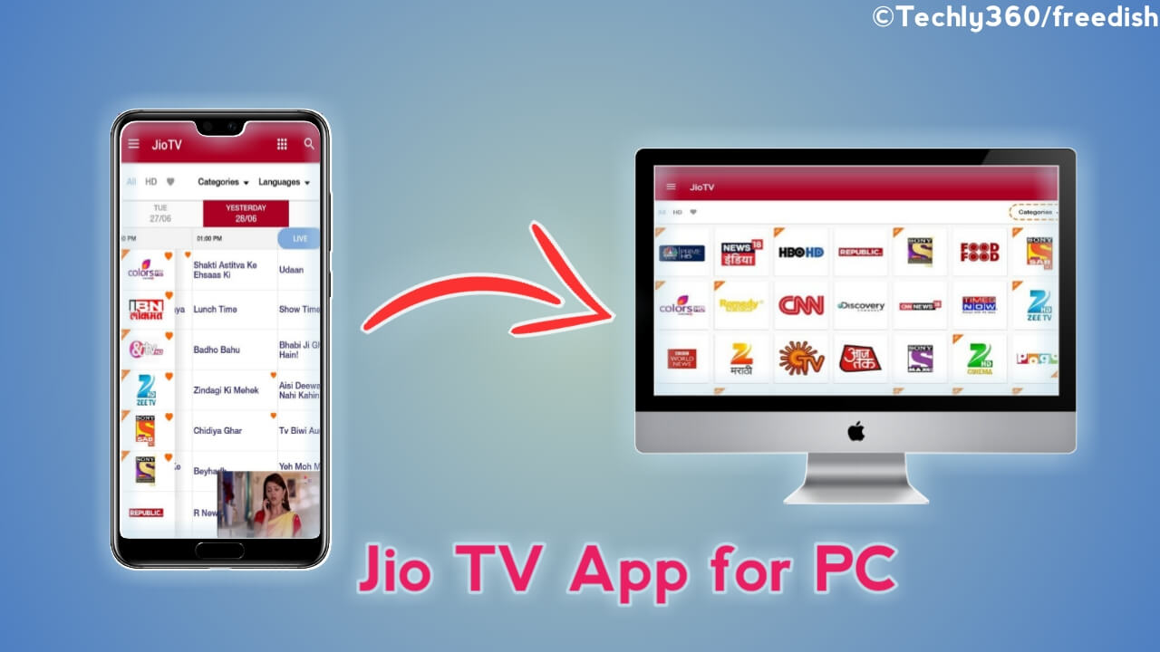 install jio tv for pc or laptop windows/mac